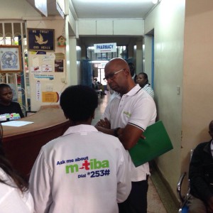 Active healthcare provider clinic tour - Bob Collymore